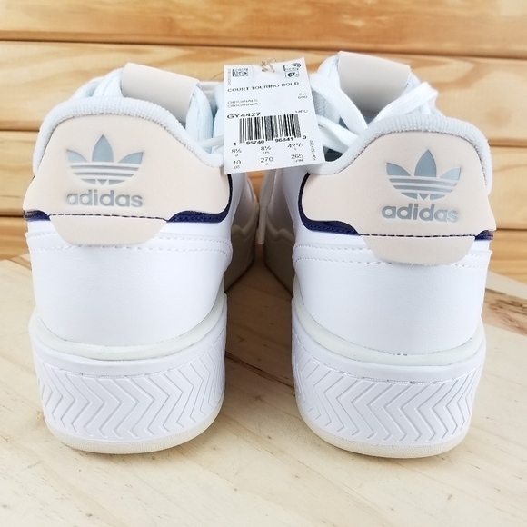 adidas Originals Court Tourino Sneaker Casual Platform Shoes GY4427 NEW Lace-up - Picture 2 of 15